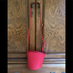 Olbrish Venus The Petite Red Leather Shoulder Bag